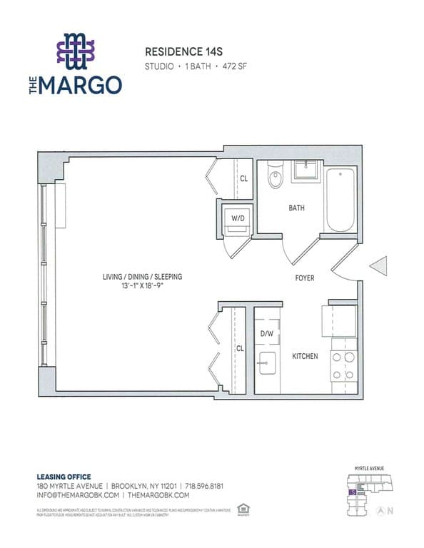 180 Myrtle Avenue #14S, Brooklyn, NY 11201 1
