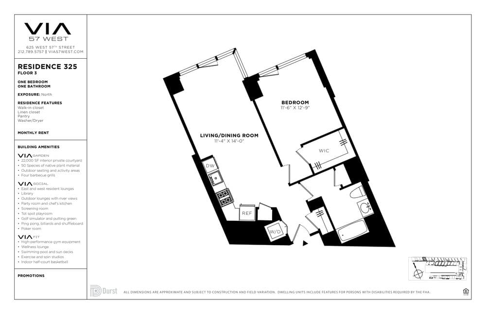 VIA 57 West 625 West 57 Street #325, Manhattan, NY 10019 2