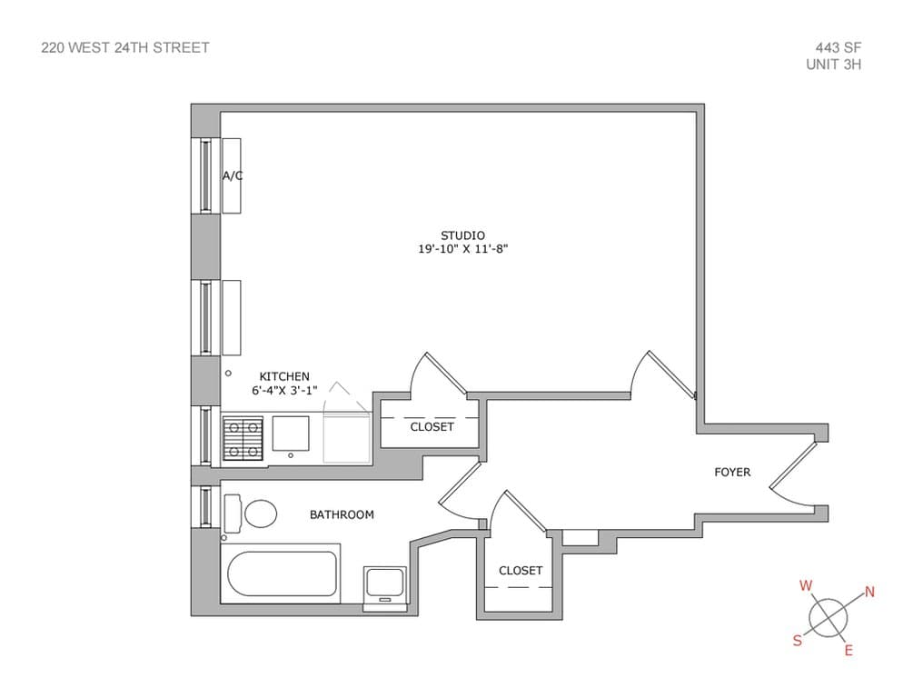 220 West 24 Street #3H, Manhattan, NY 10011 1