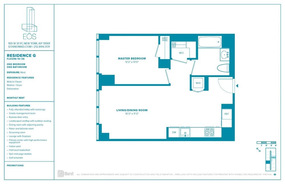 100 West 31 Street #20G, Manhattan, NY 10001 1
