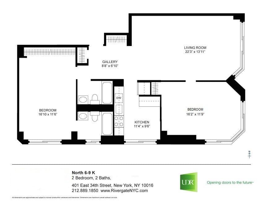 Rivergate Apartments 401 East 34 Street #N09K, Manhattan, NY 10016 1