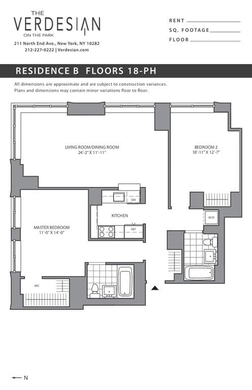 211 North End Avenue #24B, Manhattan, NY 10282 - Image 1