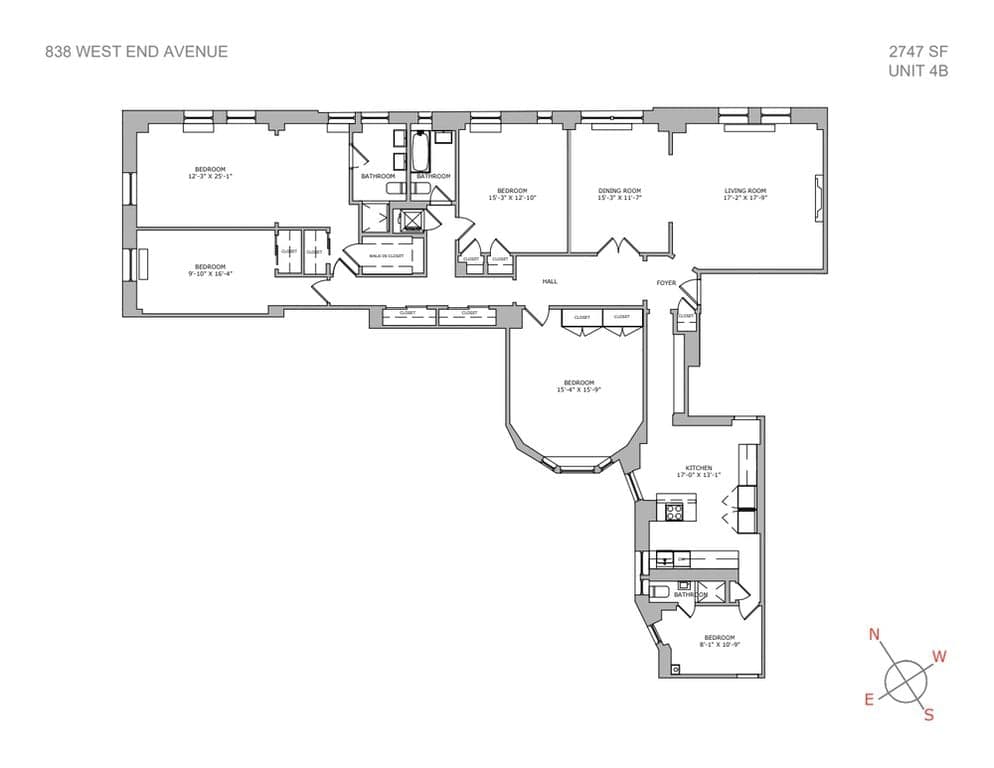 832 West End Avenue #4B, Manhattan, NY 10025 - Image 1