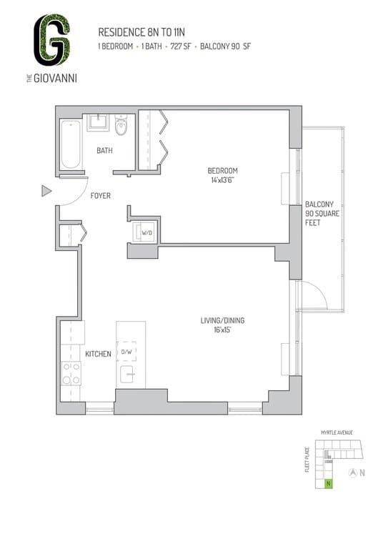 81 Fleet Place #10N, Brooklyn, NY 11201 1