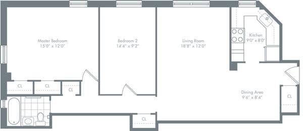 521 East 14 Street #08-D, Manhattan, NY 10009 1