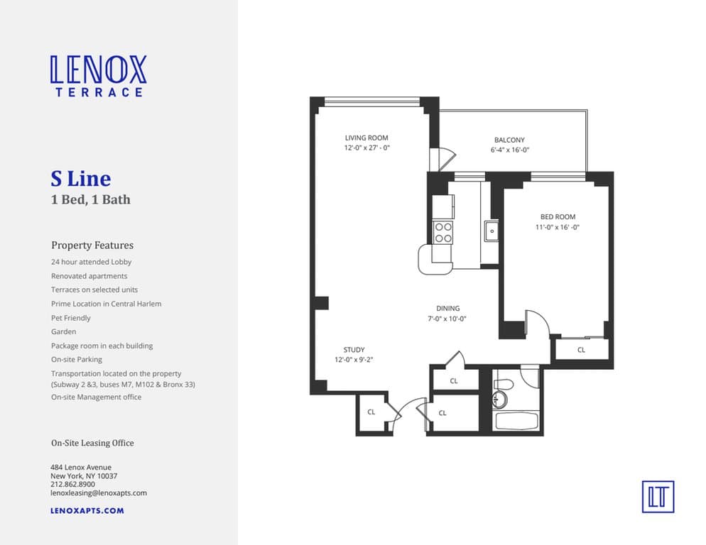 470 Lenox Avenue #11S, Manhattan, NY 10037 1