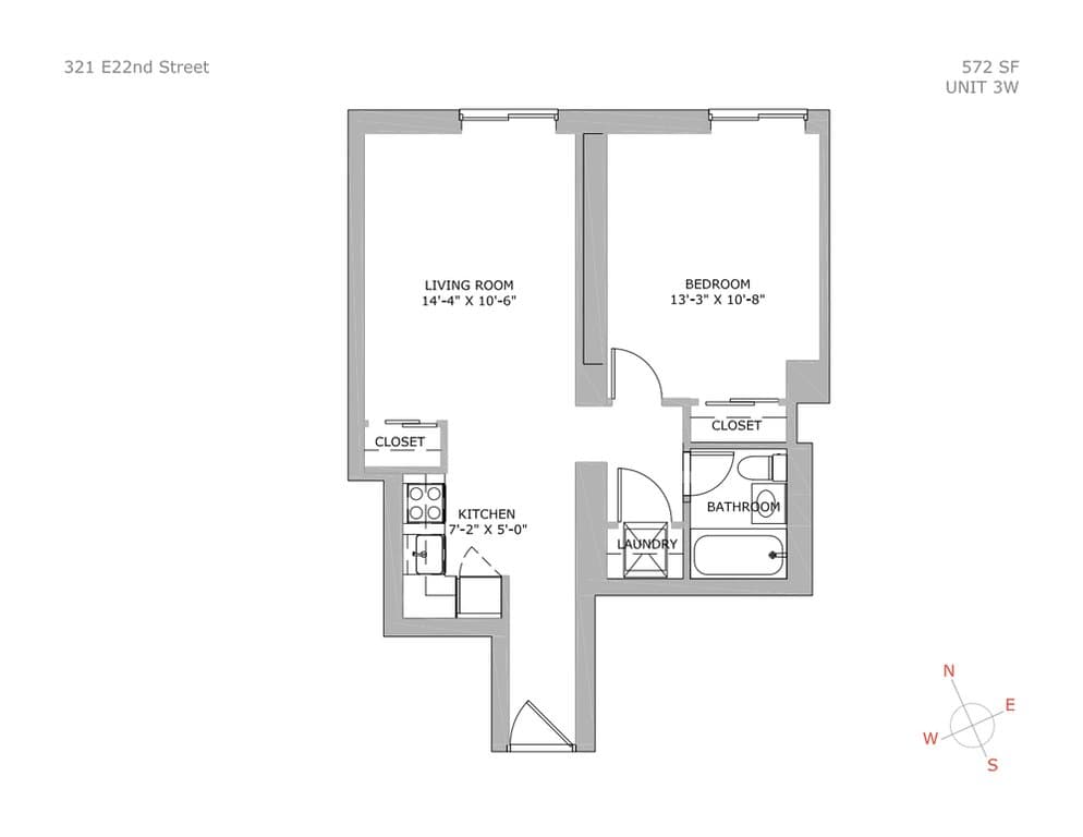 321 East 22 Street #3W, Manhattan, NY 10010 1