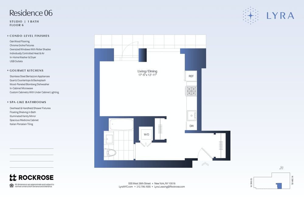 555 West 38 Street #606, Manhattan, NY 10018 1