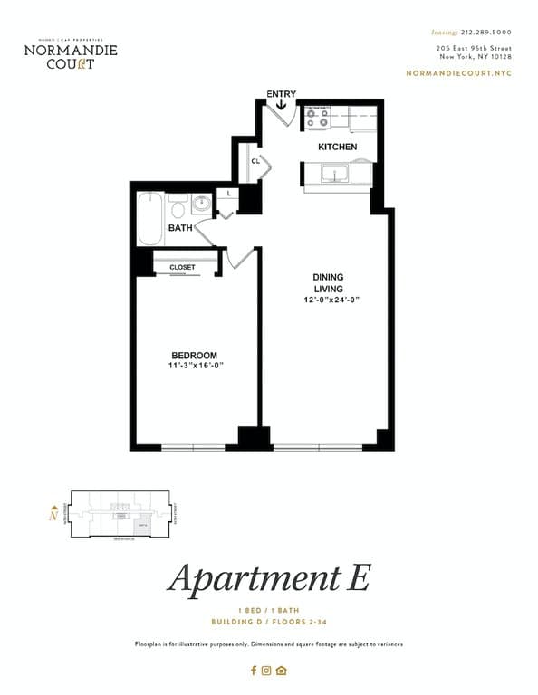 Normandie Court 225 East 95 Street #D9A, Manhattan, NY 10128 1