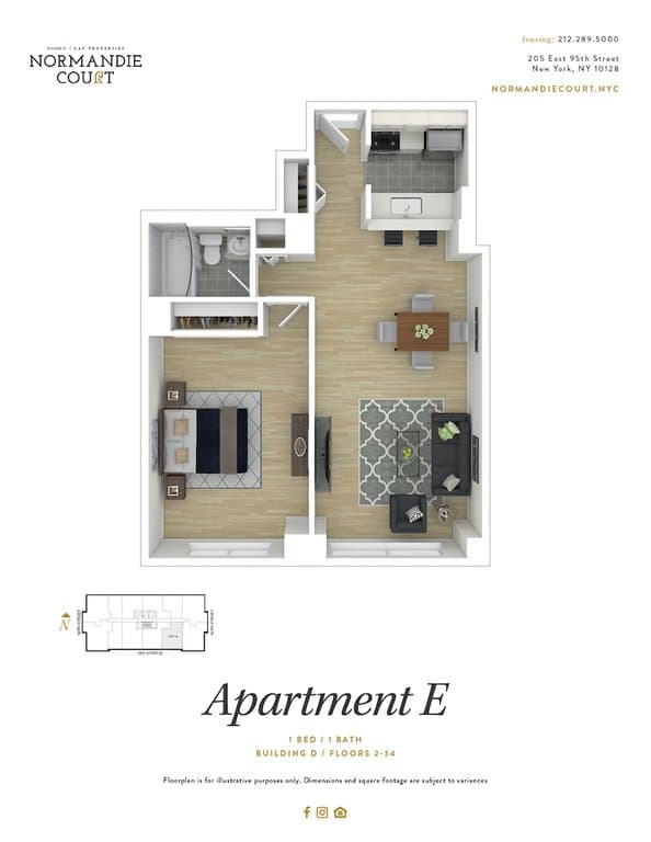 Normandie Court 225 East 95 Street #D9A, Manhattan, NY 10128 2