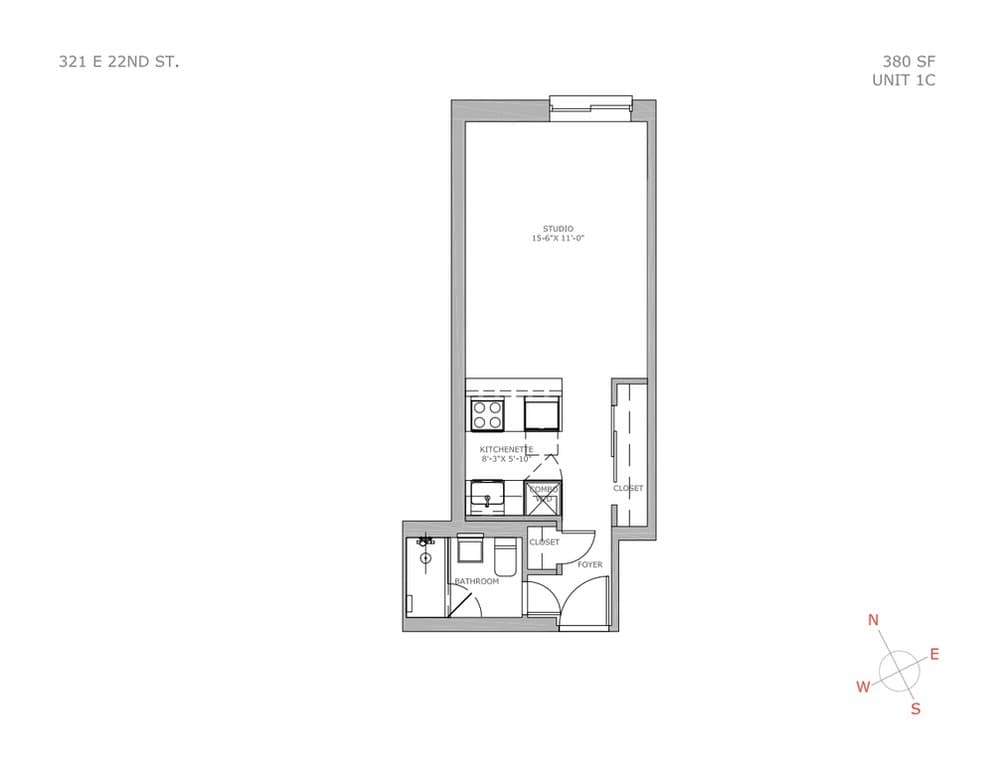 321 East 22 Street #1C, Manhattan, NY 10010 1