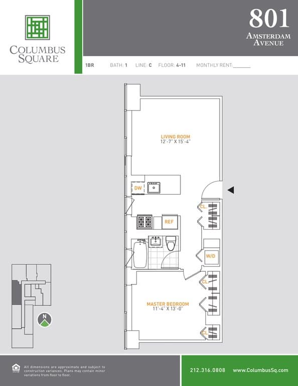 801 Amsterdam Avenue #05C, Manhattan, NY 10025 1