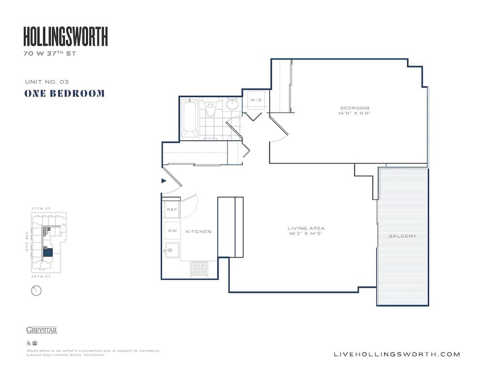 992 Avenue Of The Americas #1103, Manhattan, NY 10018 1