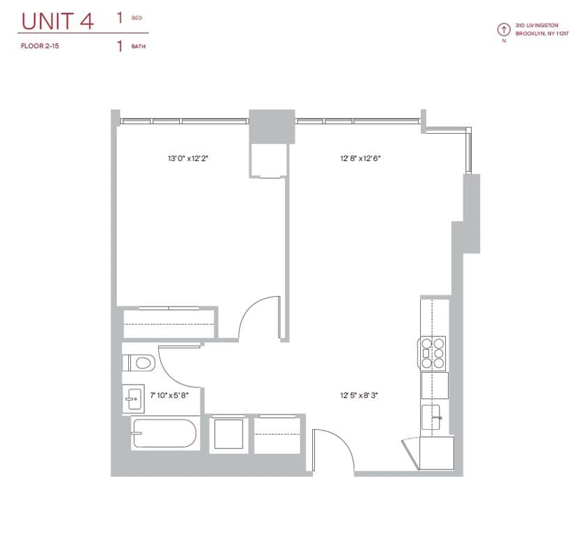 308 Livingston Street #1004, Brooklyn, NY 11217 - Image 1