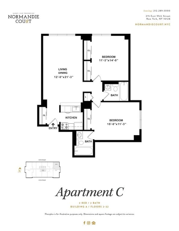 Normandie Court 225 East 95 Street #A20C, Manhattan, NY 10128 1