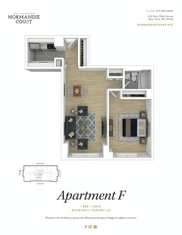 Normandie Court 225 East 95 Street #C30F, Manhattan, NY 10128 2