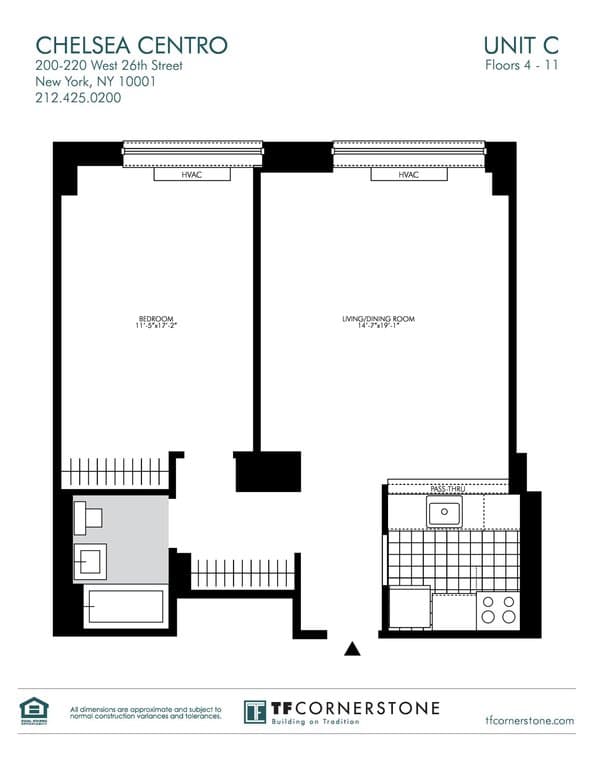 200 West 26 Street #07C, Manhattan, NY 10001 1