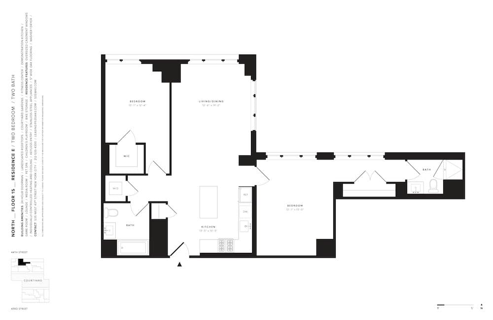 535 West 43 Street #15NE, Manhattan, NY 10036 1