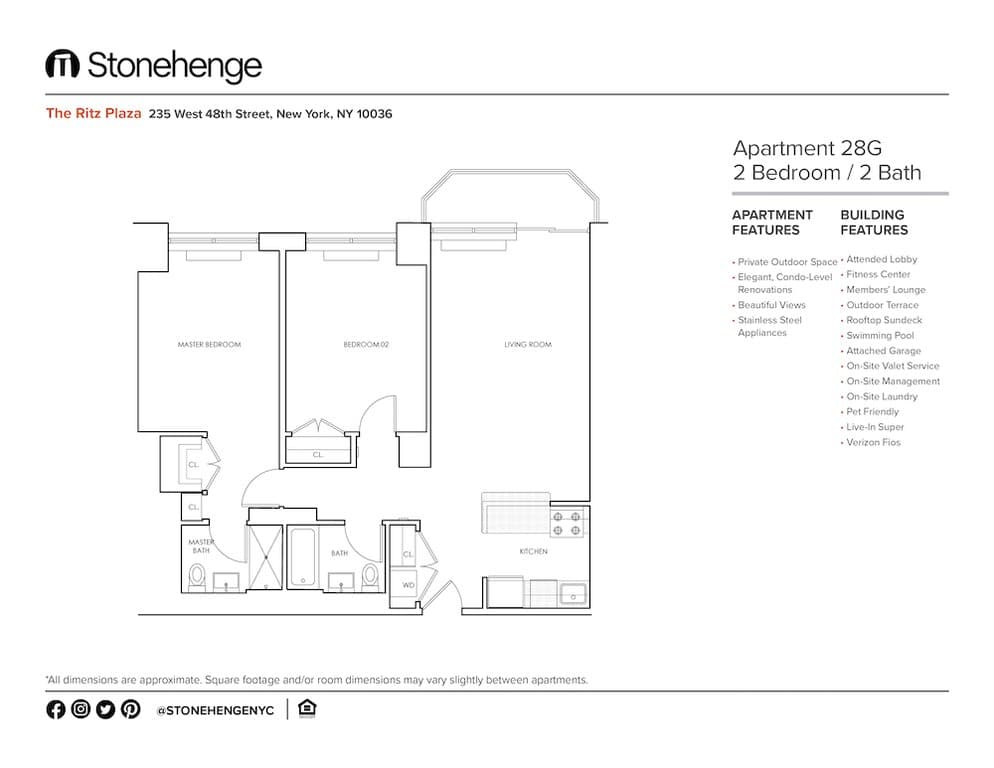The Ritz Plaza 235 West 48 Street #028G, Manhattan, NY 10019 1
