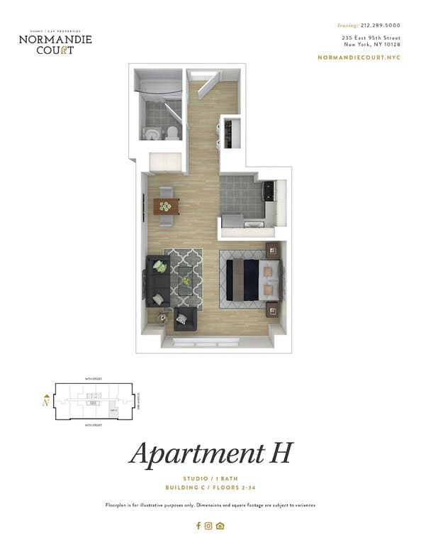 Normandie Court 225 East 95 Street #C18H, Manhattan, NY 10128 2