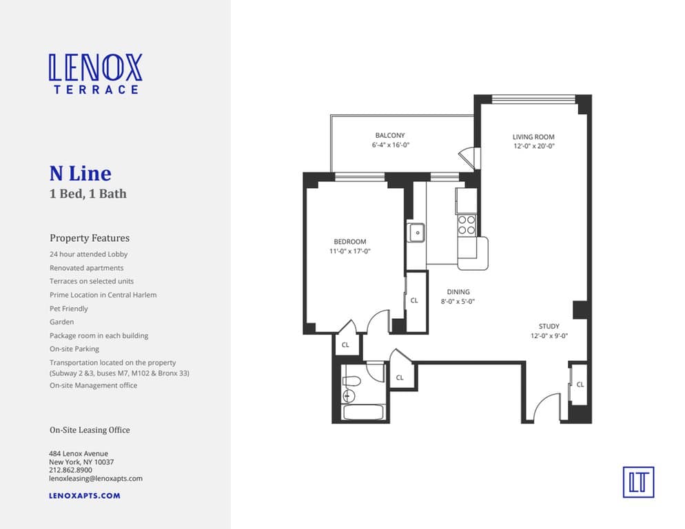 470 Lenox Avenue #15N, Manhattan, NY 10037 1