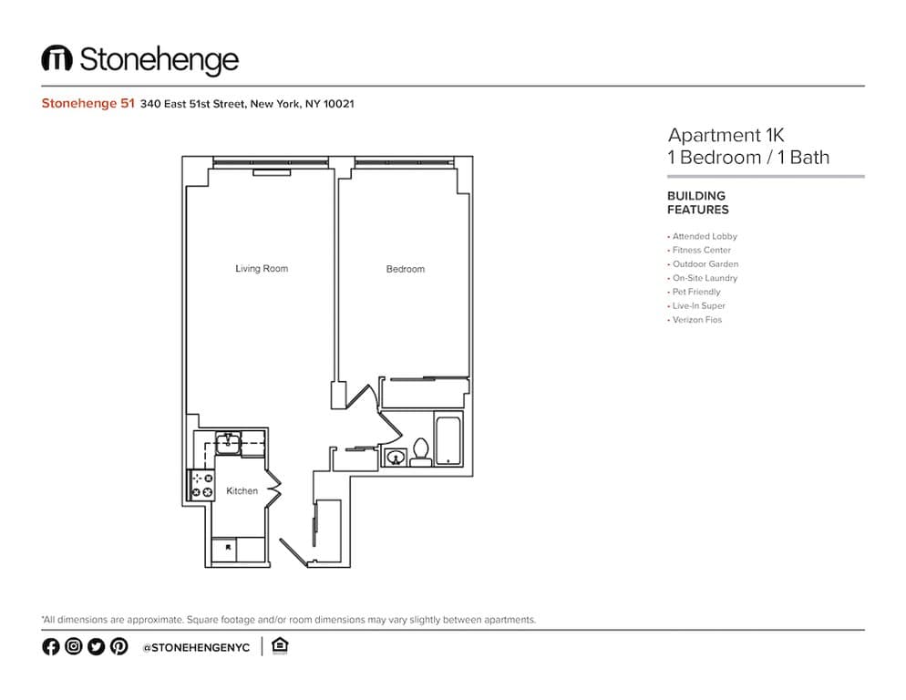 340 East 51 Street #001K, Manhattan, NY 10022 1