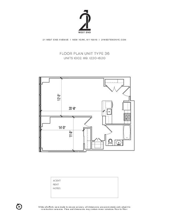 21 West End Avenue #1119, Manhattan, NY 10023 1