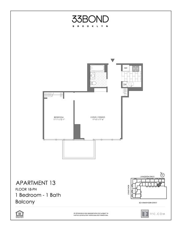 33 Bond St by TF Cornerstone 33 Bond Street #2013, Brooklyn, NY 11217 1