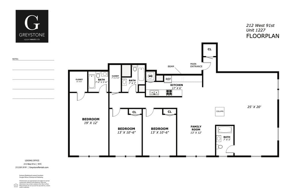 212 West 91 Street #1227, Manhattan, NY 10024 1