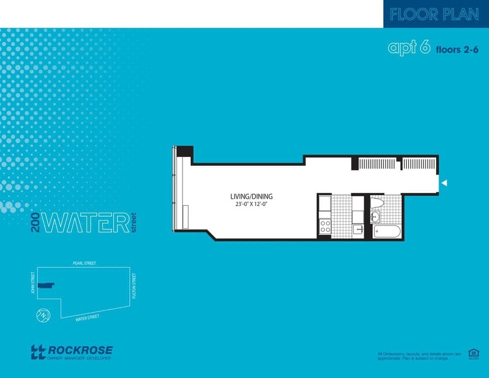 200 Water Street Apartments by Rockrose 200 Water Street #406, Manhattan, NY 10038 1