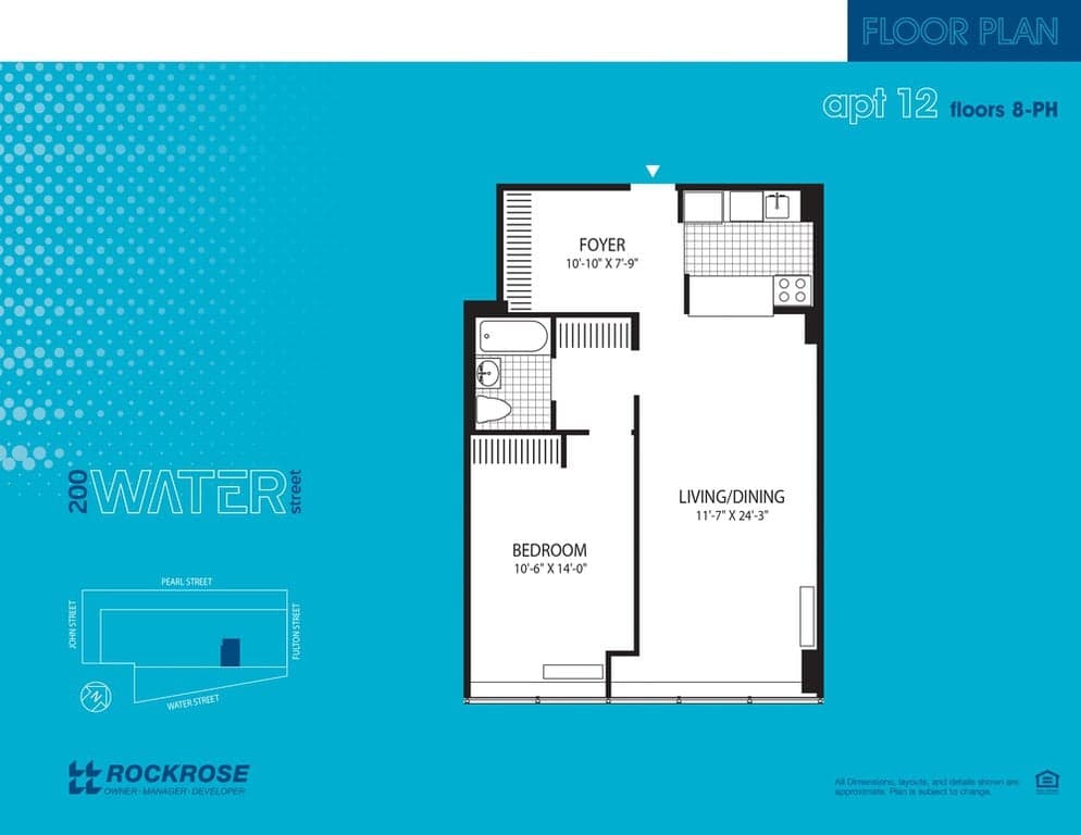 200 Water Street Apartments by Rockrose 200 Water Street #PH12, Manhattan, NY 10038 2