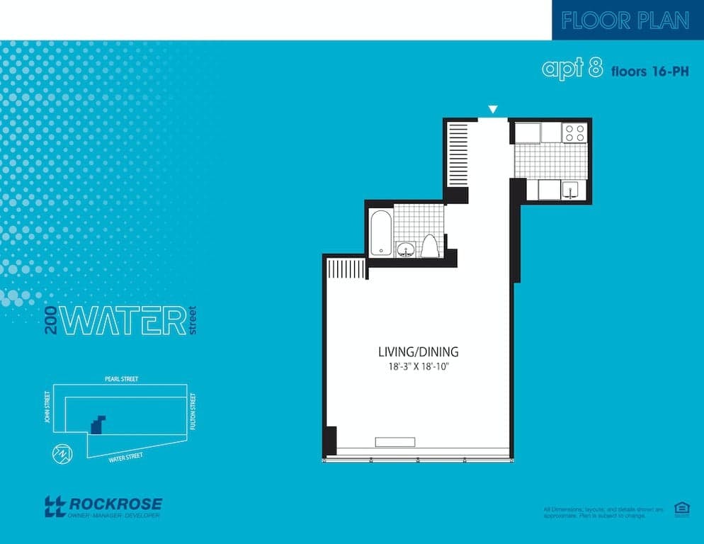 200 Water Street Apartments by Rockrose 200 Water Street #2408, Manhattan, NY 10038 1