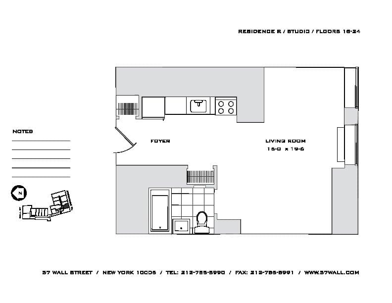 37 Wall Street #19R, Manhattan, NY 10005 1