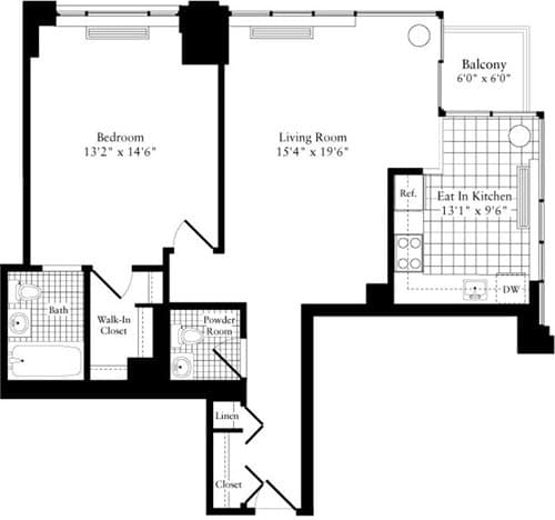 101 West End Avenue #19A, Manhattan, NY 10069 1