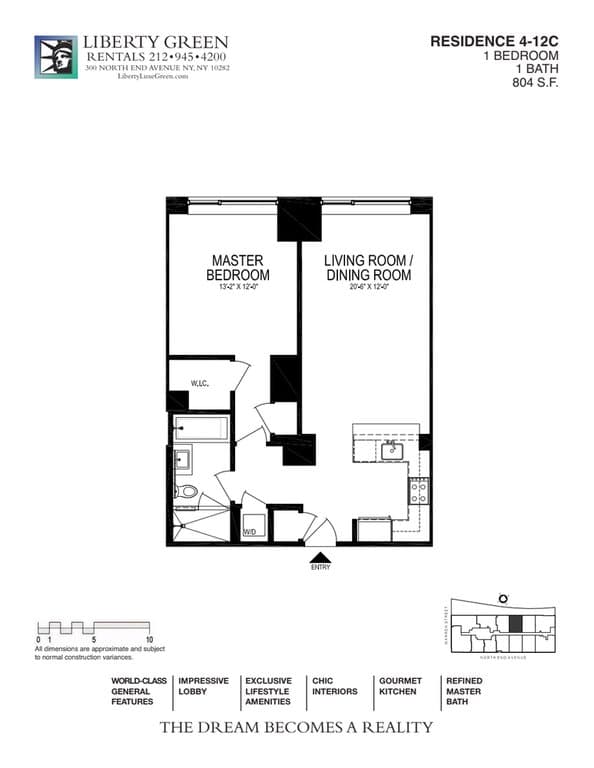 300 North End Avenue #12C, Manhattan, NY 10282 1