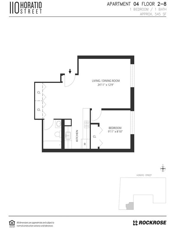 110 Horatio Street #404, Manhattan, NY 10014 1