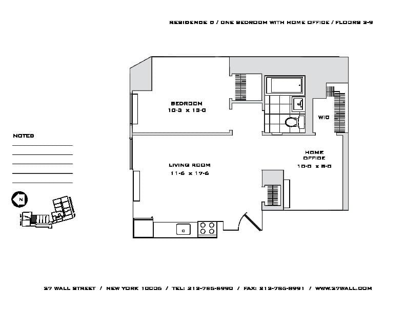 37 Wall Street #9D, Manhattan, NY 10005 1