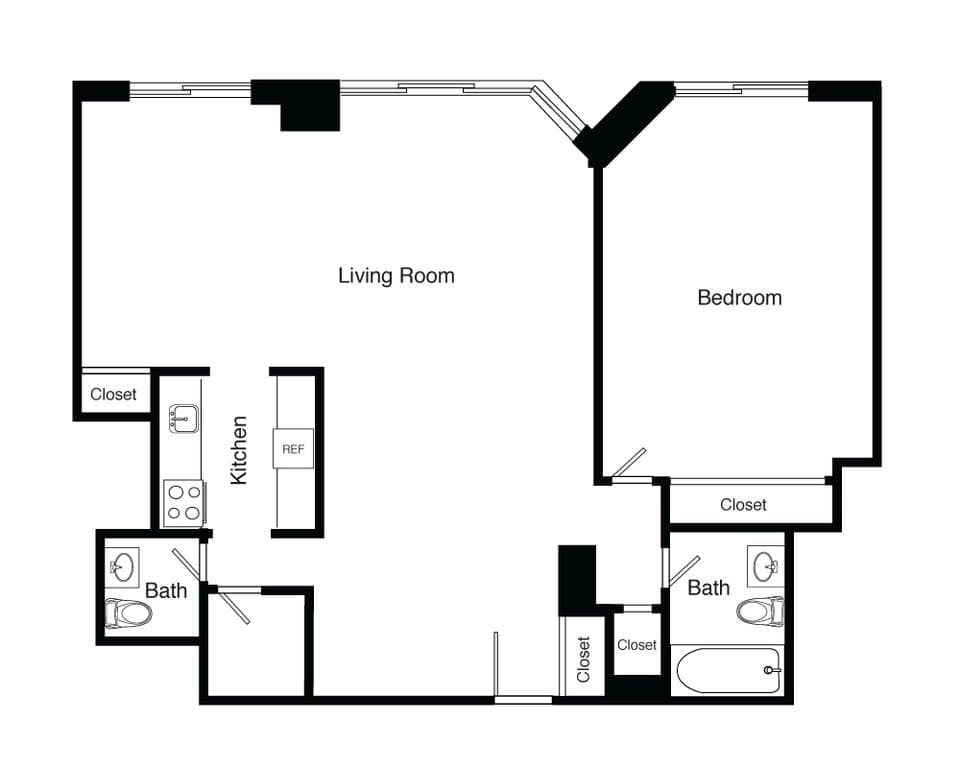 Rivergate Apartments 401 East 34 Street #N06C, Manhattan, NY 10016 8