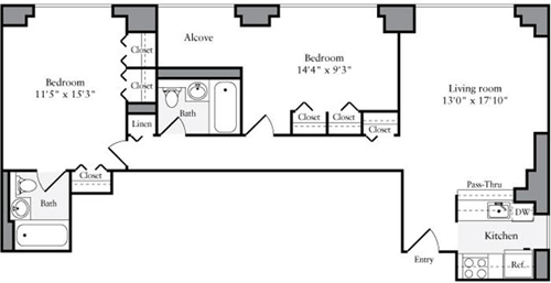 180 Montague Street #11G, Brooklyn, NY 11201 1