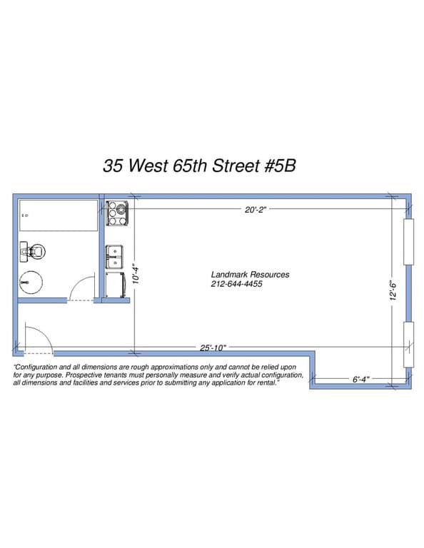 35 West 65 Street #5B, Manhattan, NY 10023 1