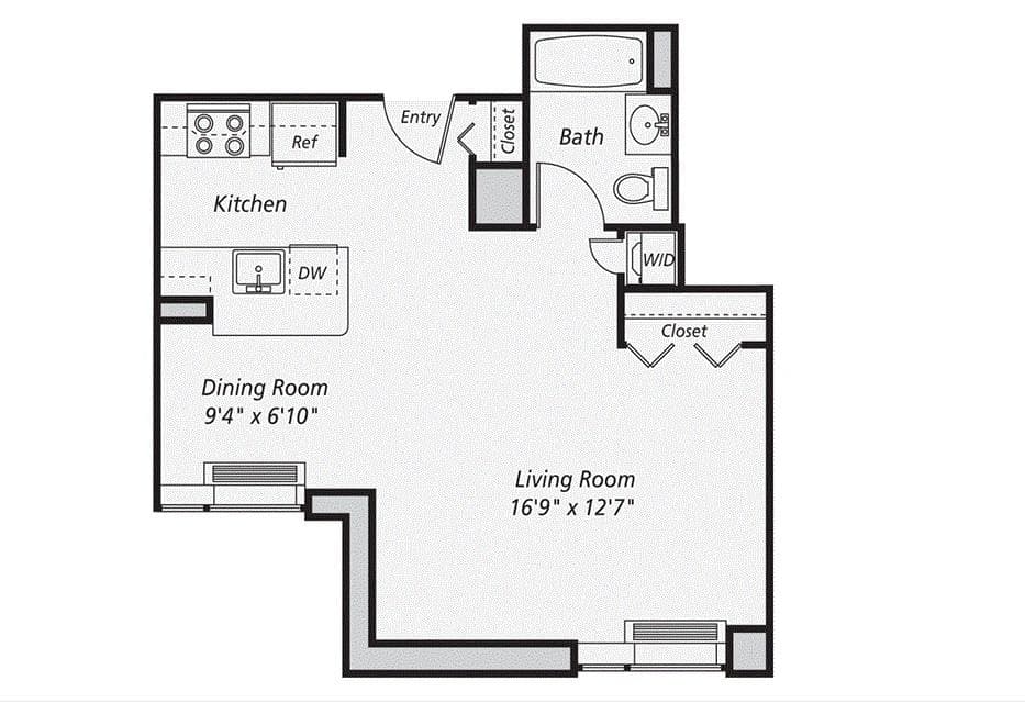 AVA Fort Greene 343 Gold Street #205, Brooklyn, NY 11201 1