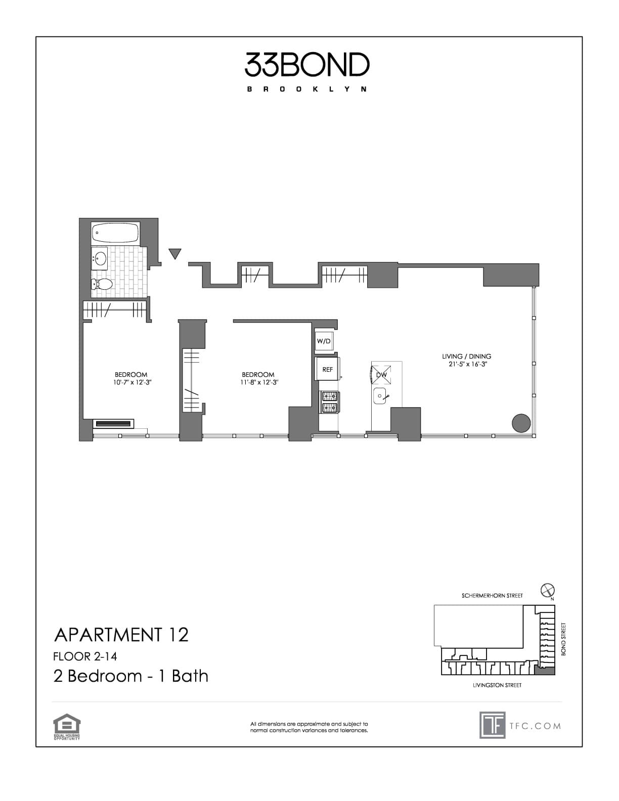 33 Bond St by TF Cornerstone 33 Bond Street #912, Brooklyn, NY 11217 1