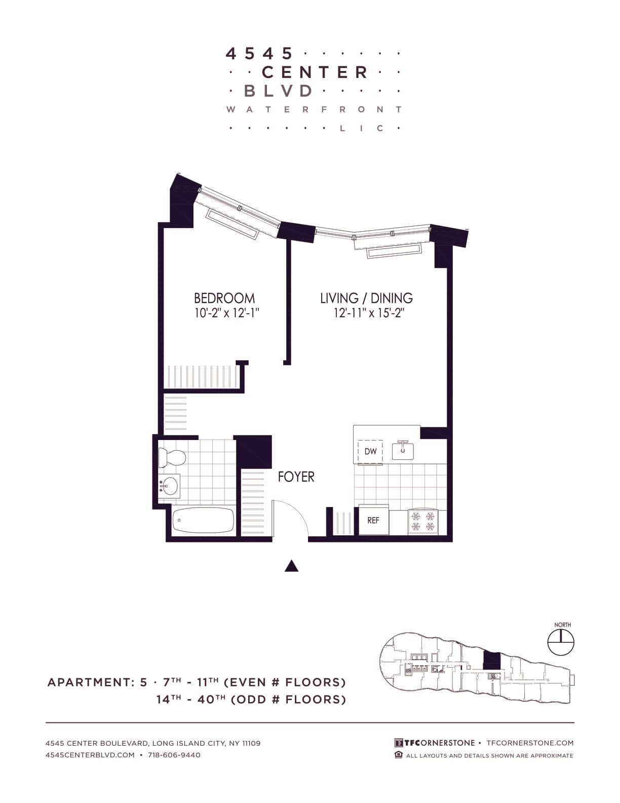 45-45 Center Boulevard #3005, Queens, NY 11101 1